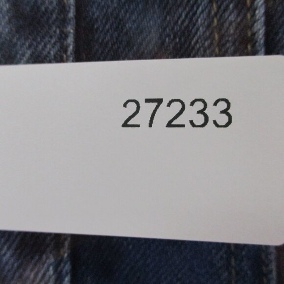 Naked Wardrobe Denim Corset Womens XS Blue Dreams Strapless Lace Up Back Top EUC - Picture 8 of 8